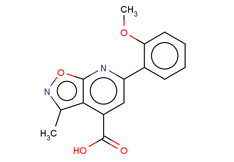6-(2-methoxyphenyl)-3-methyl-[1,2]oxazolo[5,4-b]pyridine-4-carboxylic acid
