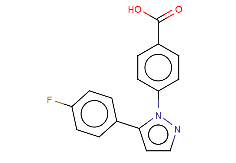 4-[5-(4-fluorophenyl)-1H-pyrazol-1-yl]benzoic acid