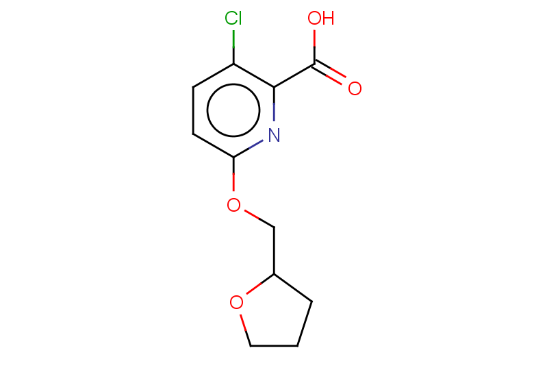 3-chloro-6-(oxolan-2-ylmethoxy)pyridine-2-carboxylic acid