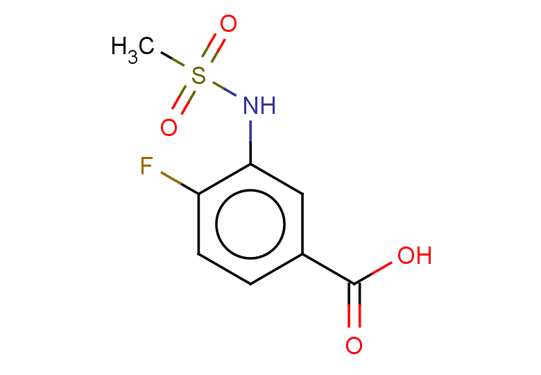 4-fluoro-3-methanesulfonamidobenzoic acid