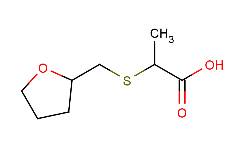 2-[(oxolan-2-ylmethyl)sulfanyl]propanoic acid