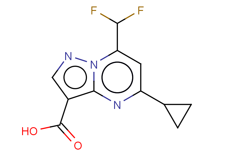 5-cyclopropyl-7-(difluoromethyl)pyrazolo[1,5-a]pyrimidine-3-carboxylic acid