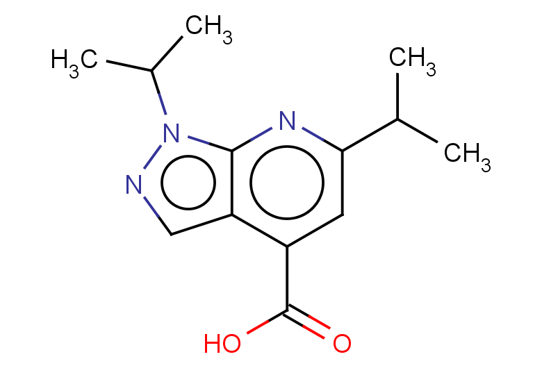 1,6-bis(propan-2-yl)-1H-pyrazolo[3,4-b]pyridine-4-carboxylic acid