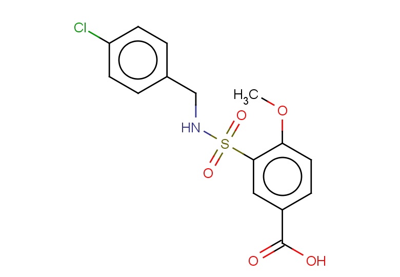 3-{[(4-chlorophenyl)methyl]sulfamoyl}-4-methoxybenzoic acid