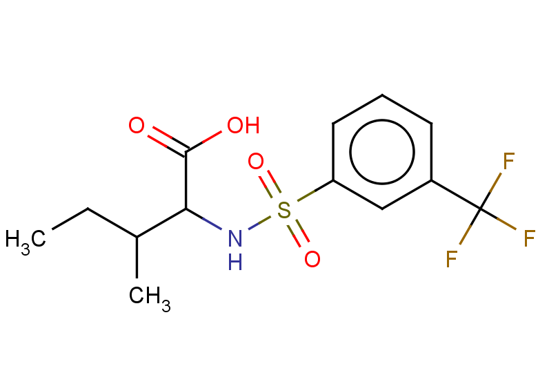 3-methyl-2-[3-(trifluoromethyl)benzenesulfonamido]pentanoic acid