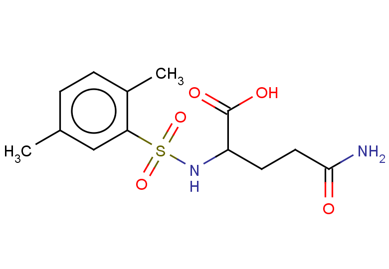 4-carbamoyl-2-(2,5-dimethylbenzenesulfonamido)butanoic acid