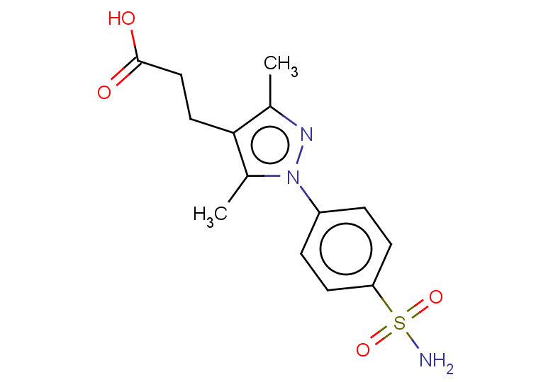 3-[3,5-dimethyl-1-(4-sulfamoylphenyl)-1H-pyrazol-4-yl]propanoic acid