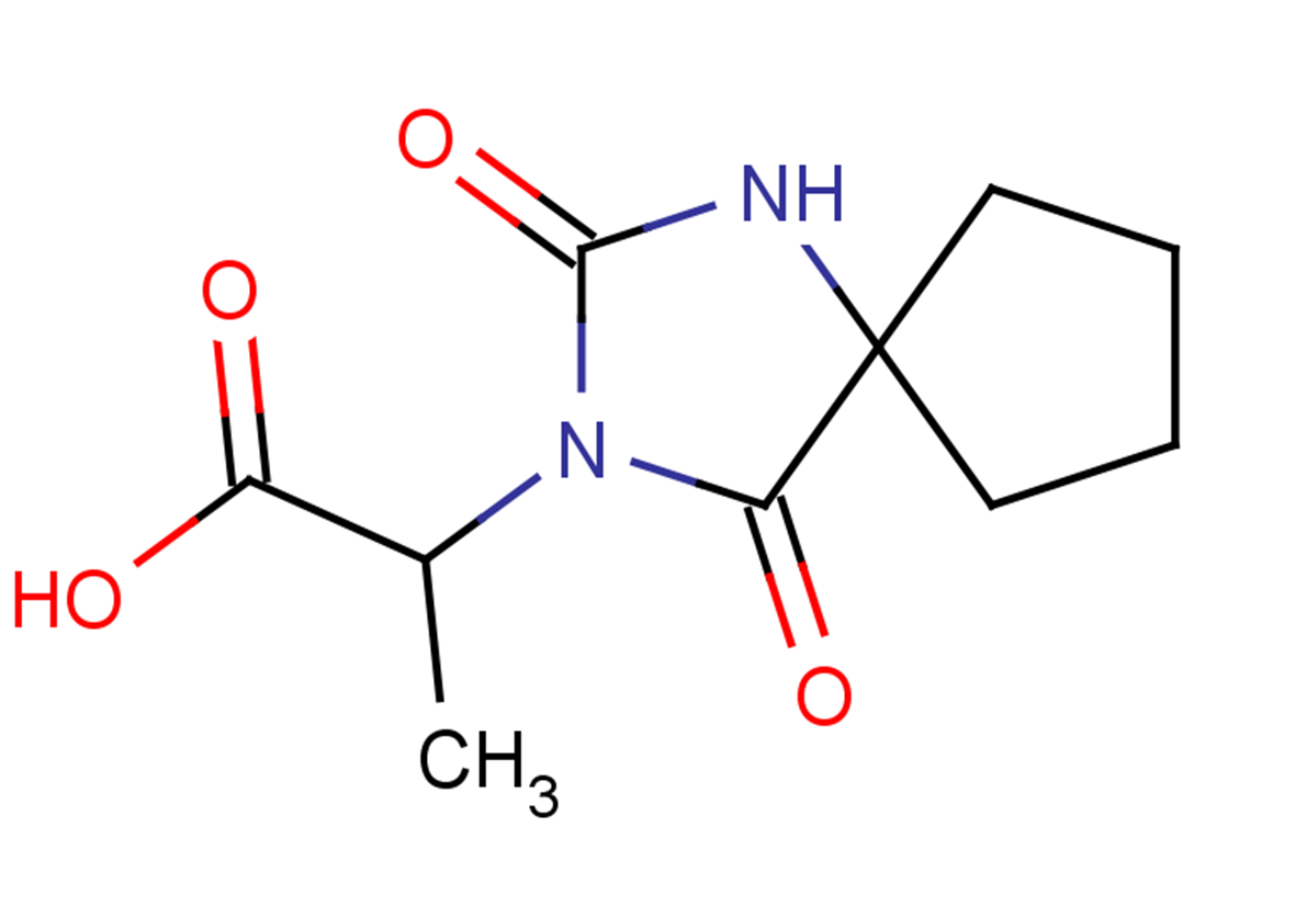 2-{2,4-dioxo-1,3-diazaspiro[4.4]nonan-3-yl}propanoic acid