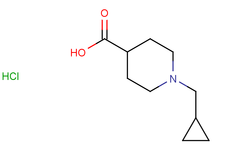 1-(cyclopropylmethyl)piperidine-4-carboxylic acid hydrochloride