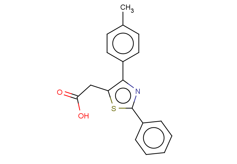 2-[4-(4-methylphenyl)-2-phenyl-1,3-thiazol-5-yl]acetic acid