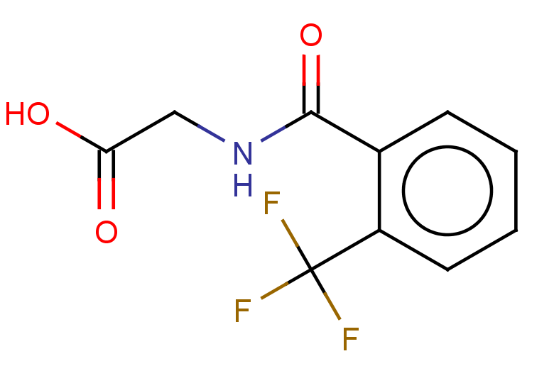 2-{[2-(trifluoromethyl)phenyl]formamido}acetic acid