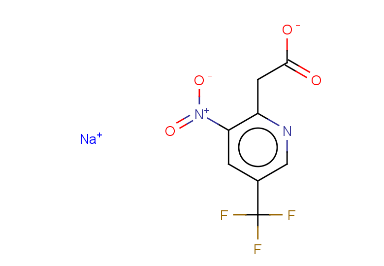 sodium 2-[3-nitro-5-(trifluoromethyl)pyridin-2-yl]acetate