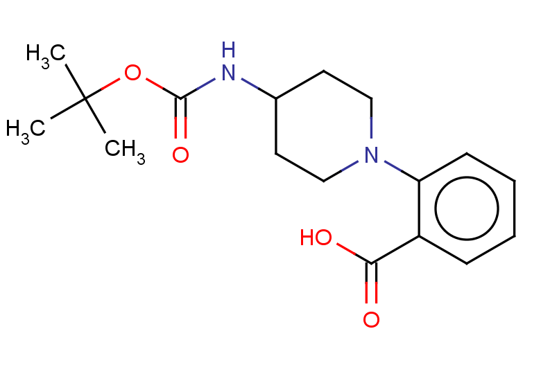 2-(4-{[(tert-butoxy)carbonyl]amino}piperidin-1-yl)benzoic acid