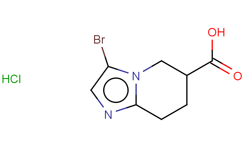 3-bromo-5H,6H,7H,8H-imidazo[1,2-a]pyridine-6-carboxylic acid hydrochloride