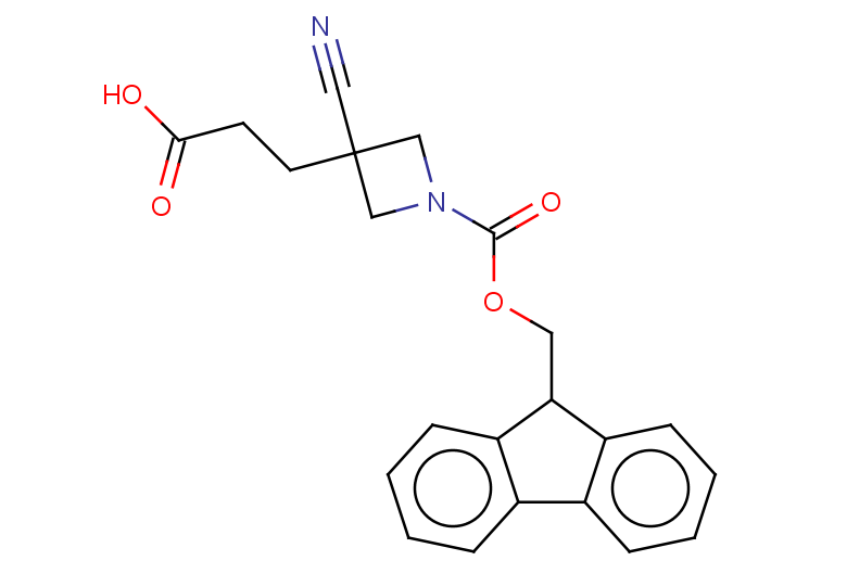 3-(3-cyano-1-{[(9H-fluoren-9-yl)methoxy]carbonyl}azetidin-3-yl)propanoic acid