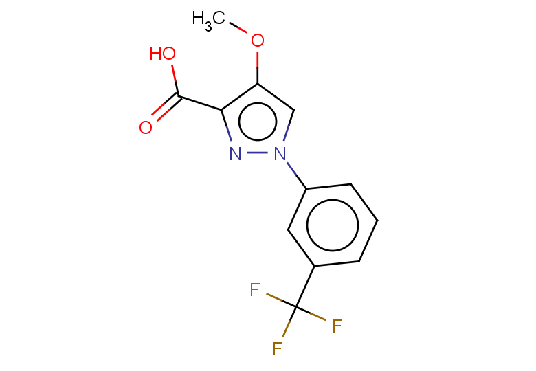 4-methoxy-1-[3-(trifluoromethyl)phenyl]-1H-pyrazole-3-carboxylic acid