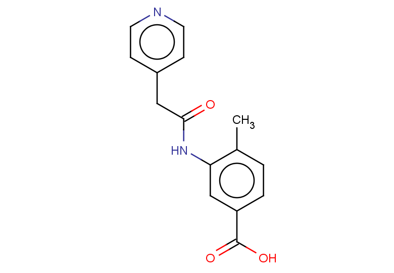 4-methyl-3-[2-(pyridin-4-yl)acetamido]benzoic acid