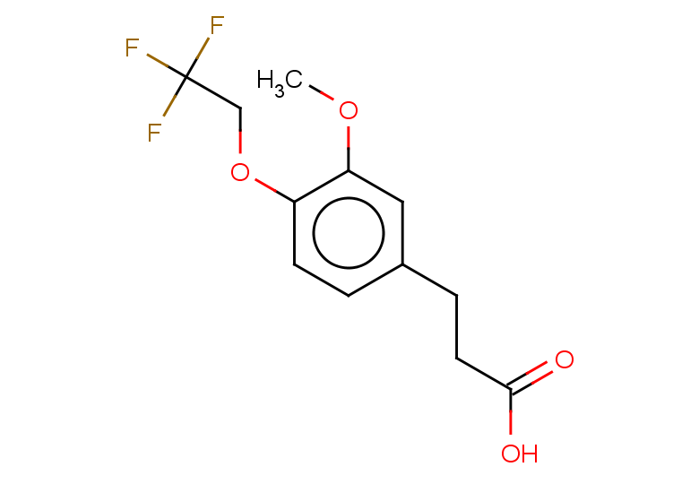 3-[3-methoxy-4-(2,2,2-trifluoroethoxy)phenyl]propanoic acid