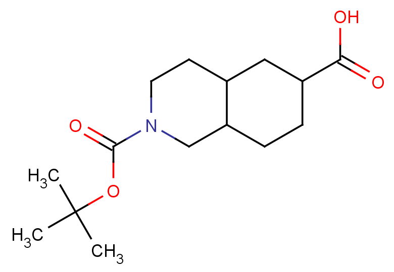2-[(tert-butoxy)carbonyl]-decahydroisoquinoline-6-carboxylic acid, Mixture of diastereomers