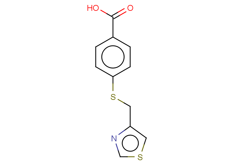 4-[(1,3-thiazol-4-ylmethyl)sulfanyl]benzoic acid