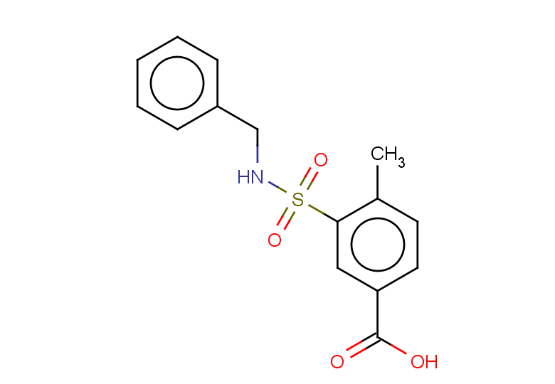 3-(benzylsulfamoyl)-4-methylbenzoic acid