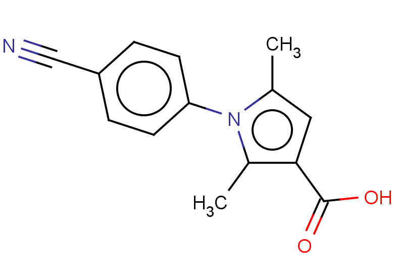 1-(4-cyanophenyl)-2,5-dimethyl-1H-pyrrole-3-carboxylic acid