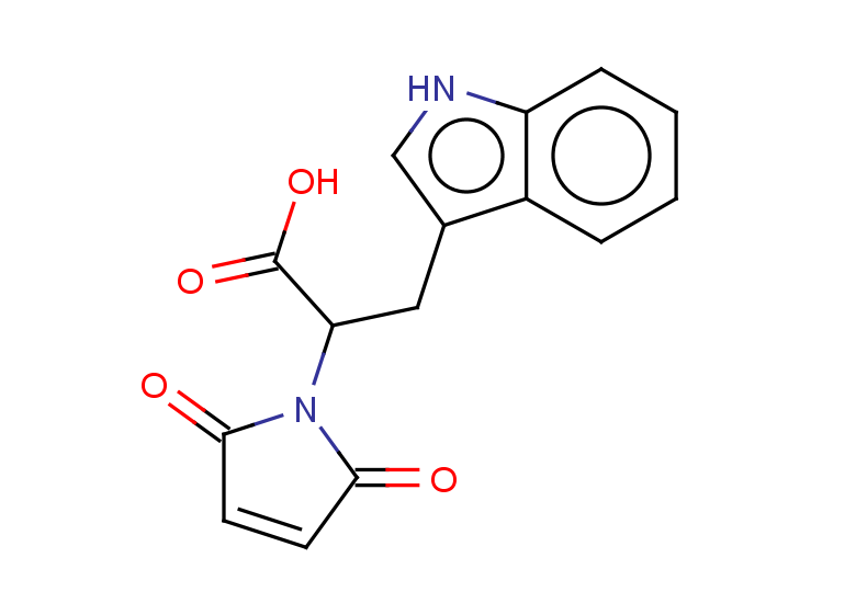 2-(2,5-dioxo-2,5-dihydro-1H-pyrrol-1-yl)-3-(1H-indol-3-yl)propanoic acid