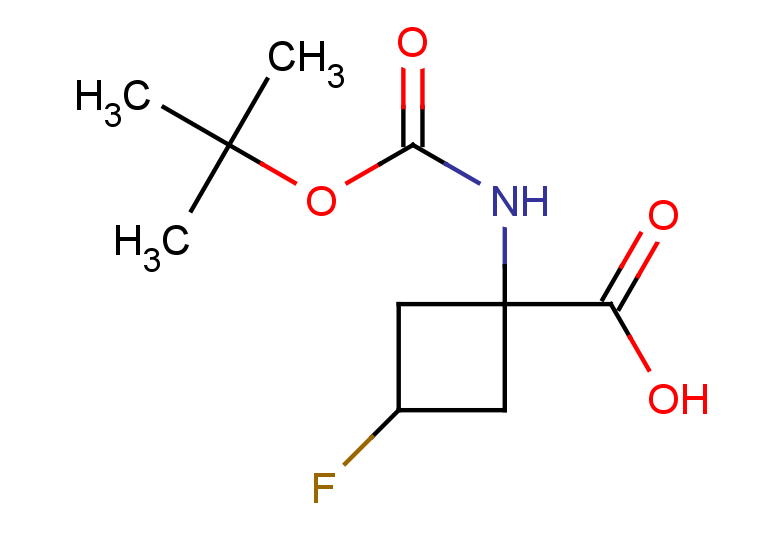 1-{[(tert-butoxy)carbonyl]amino}-3-fluorocyclobutane-1-carboxylic acid