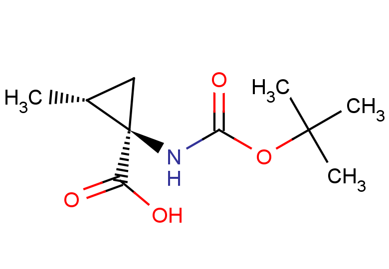 rac-(1R,2R)-1-{[(tert-butoxy)carbonyl]amino}-2-methylcyclopropane-1-carboxylic acid, cis