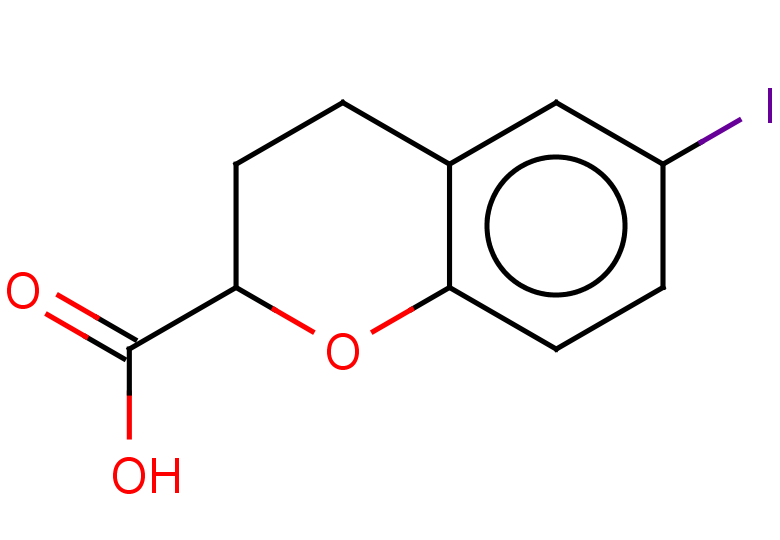 6-iodo-3,4-dihydro-2H-1-benzopyran-2-carboxylic acid