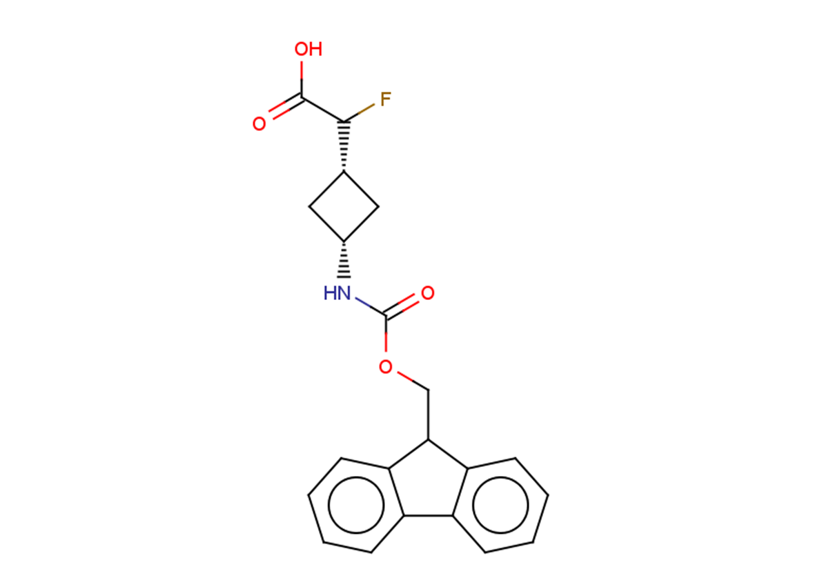 rac-2-fluoro-2-[(1s,3s)-3-({[(9H-fluoren-9-yl)methoxy]carbonyl}amino)cyclobutyl]acetic acid