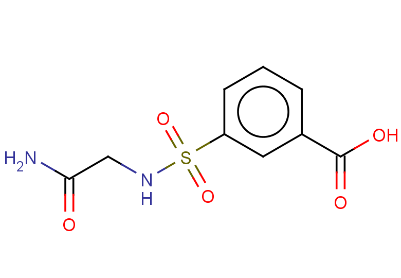 3-[(carbamoylmethyl)sulfamoyl]benzoic acid