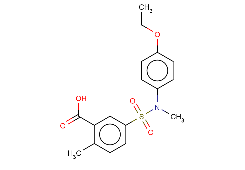 5-[(4-ethoxyphenyl)(methyl)sulfamoyl]-2-methylbenzoic acid
