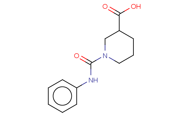 1-(phenylcarbamoyl)piperidine-3-carboxylic acid