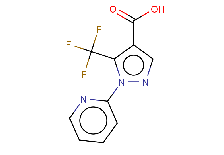 1-(pyridin-2-yl)-5-(trifluoromethyl)-1H-pyrazole-4-carboxylic acid