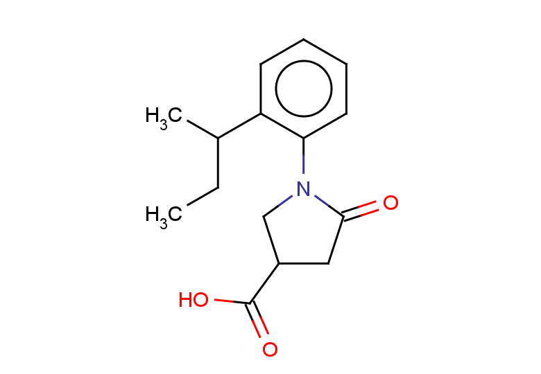 1-[2-(butan-2-yl)phenyl]-5-oxopyrrolidine-3-carboxylic acid