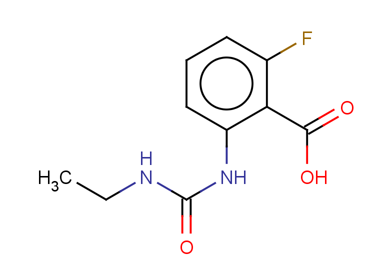 2-[(ethylcarbamoyl)amino]-6-fluorobenzoic acid