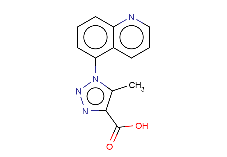 5-methyl-1-(quinolin-5-yl)-1H-1,2,3-triazole-4-carboxylic acid