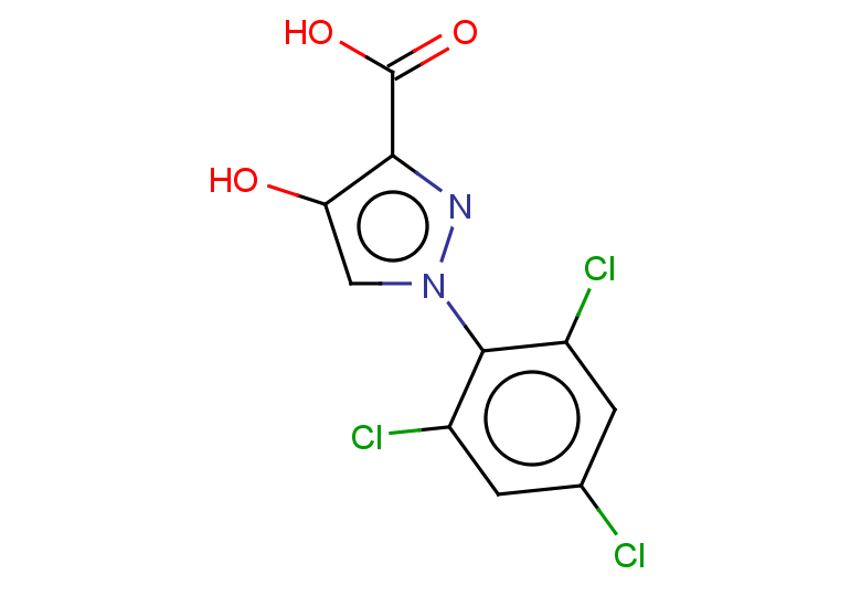 4-hydroxy-1-(2,4,6-trichlorophenyl)-1H-pyrazole-3-carboxylic acid