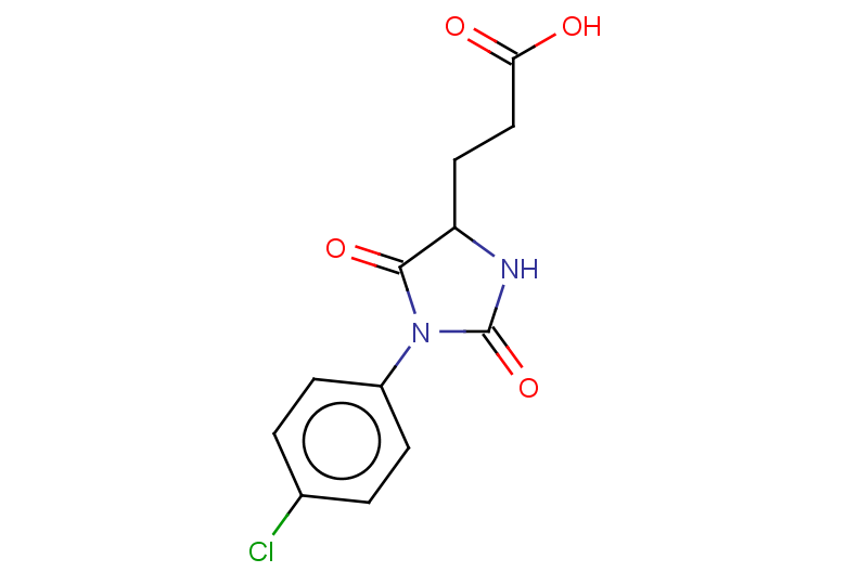 3-[1-(4-chlorophenyl)-2,5-dioxoimidazolidin-4-yl]propanoic acid
