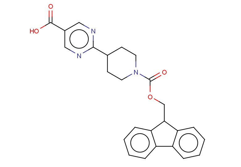 2-(1-{[(9H-fluoren-9-yl)methoxy]carbonyl}piperidin-4-yl)pyrimidine-5-carboxylic acid