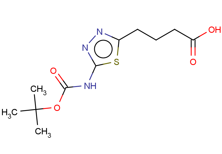 4-(5-{[(tert-butoxy)carbonyl]amino}-1,3,4-thiadiazol-2-yl)butanoic acid
