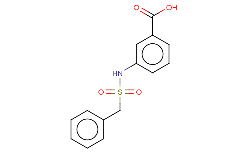 3-phenylmethanesulfonamidobenzoic acid