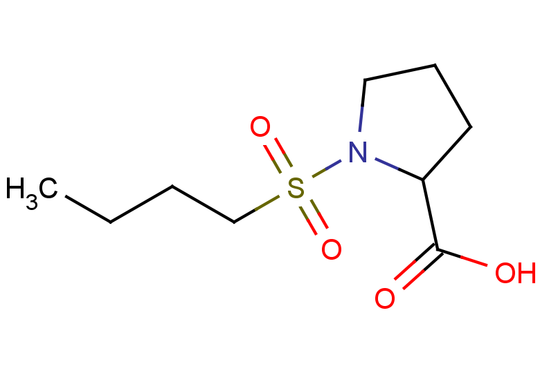 1-(butane-1-sulfonyl)pyrrolidine-2-carboxylic acid