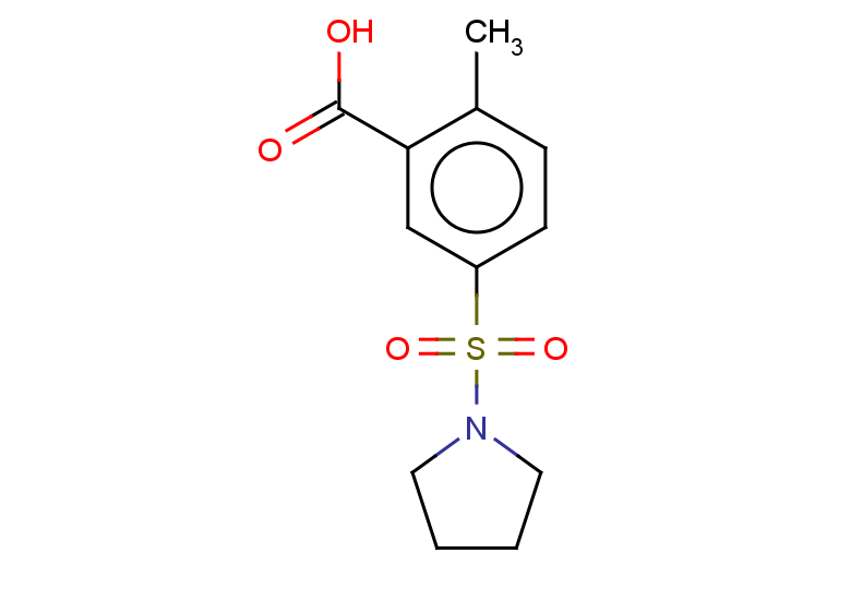 2-methyl-5-(pyrrolidine-1-sulfonyl)benzoic acid