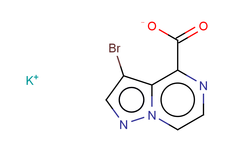 potassium 3-bromopyrazolo[1,5-a]pyrazine-4-carboxylate
