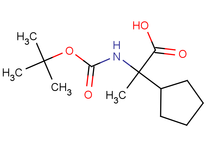 2-{[(tert-butoxy)carbonyl]amino}-2-cyclopentylpropanoic acid