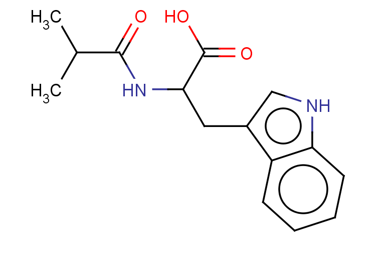 3-(1H-indol-3-yl)-2-(2-methylpropanamido)propanoic acid