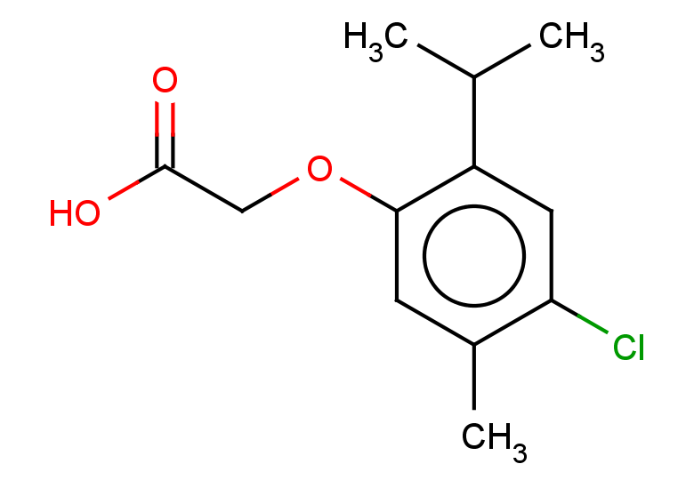2-[4-chloro-5-methyl-2-(propan-2-yl)phenoxy]acetic acid