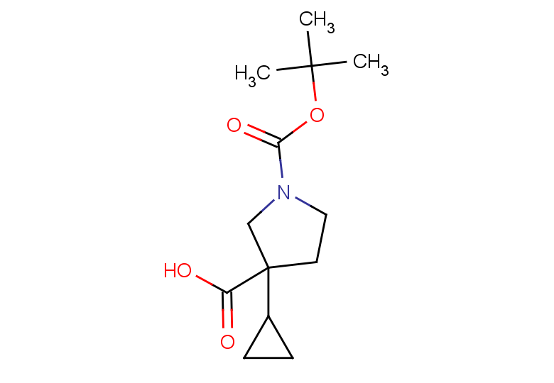1-[(tert-butoxy)carbonyl]-3-cyclopropylpyrrolidine-3-carboxylic acid